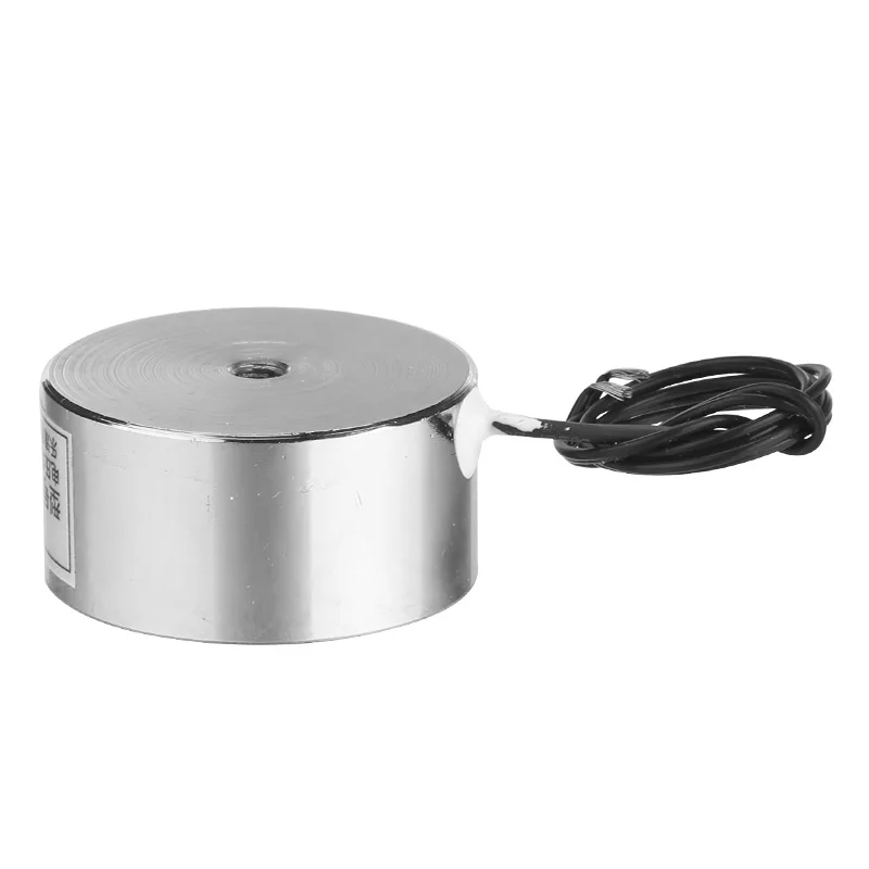 

12V or 24V DC suction Electro magnet solenoid for industrial automation system electric magnets with holding force 25kg