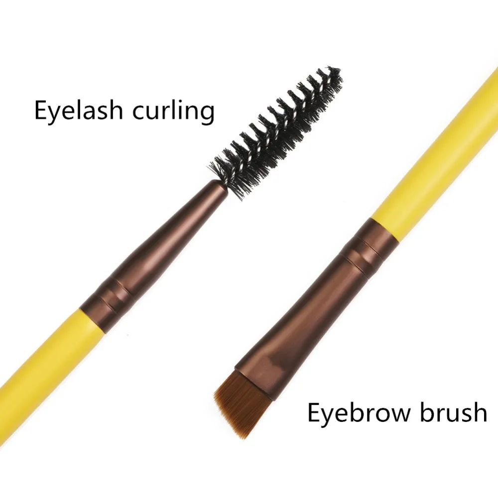 amoore Double Eyebrow Brush+Eyebrow Comb Essentials Beauty Cosmetic Brush Eyebrow Makeup Brushes for Brush Makeup tools (4)
