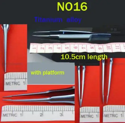 Медицинские красоты пластиковые пинцеты из нержавеющей стали титановый сплав офтальмологические пинцеты микрощипцы жир платформенный