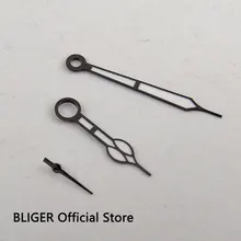 Винтажные светящиеся часы с черным краем белого цвета для ETA 6497 6498 с ручным заводом O32