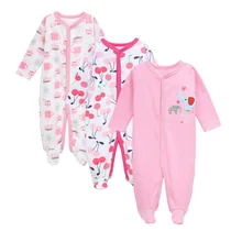 

3Pcs/lot Baby Clothes Boys Girls Rompers baby suit Jumpsuits Cotton Infant Pajamas Babies Clothing Newborn Baby 2018