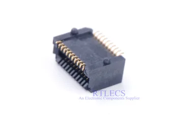 

2 pcs High Speed 20 Position SFP Receptacle Solder PCB Right Angle Surface Mount 0.8 mm Pitch Slot Cross TE AMP 1367073-1
