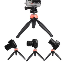 Портативный Легкий Многофункциональный мини-штатив с шаровой головкой вращение на 360 градусов для камер Gopro телефонов Sjcam Экшн-камера s