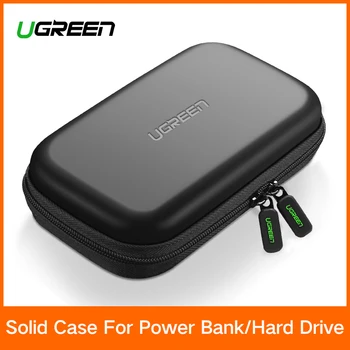 Ugreen Power Bank Box for 2.5 Hard Drive Disk USB Cable External Storage Carrying SSD