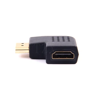 

1pcs 90 Degree DMI Adapter Converter Male To Female M/F Connector Right/Left Angle Adapter Converter