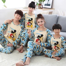 Pajamas for family Boy Character long sleeve Pullover Cotton Pyjamas Kids lounge Pajama Set Children Sleepwear