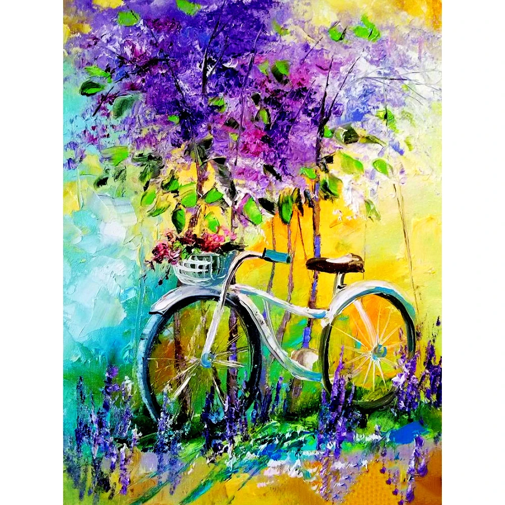 Diamond Embroidery Flower Full Square Painting Picture Of Rhinestone Mosaic Cross Stitch Home Decor b213 | Дом и сад