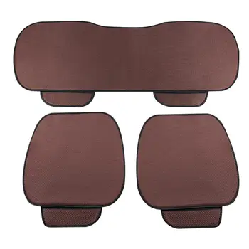 

3pcs Universal Car Comfortable Seat Cushion Summer Viscose Breathable Cushion Three-piece Car Seat Cover Suit For Four Seasons