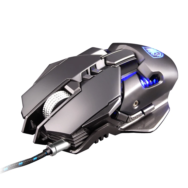 Pro FPS игровая мышь USB макро программируемая подсветка с подсветкой геймер 3500 dpi