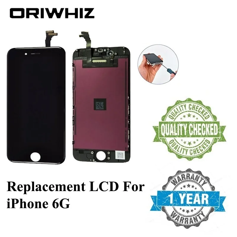 

ORIWHIZ A+++ LCD Replacement for iPhone 4S 6 LCD Display Touch Screen With Digitizer Replacement Assembly Not For iPhone 5S LCD