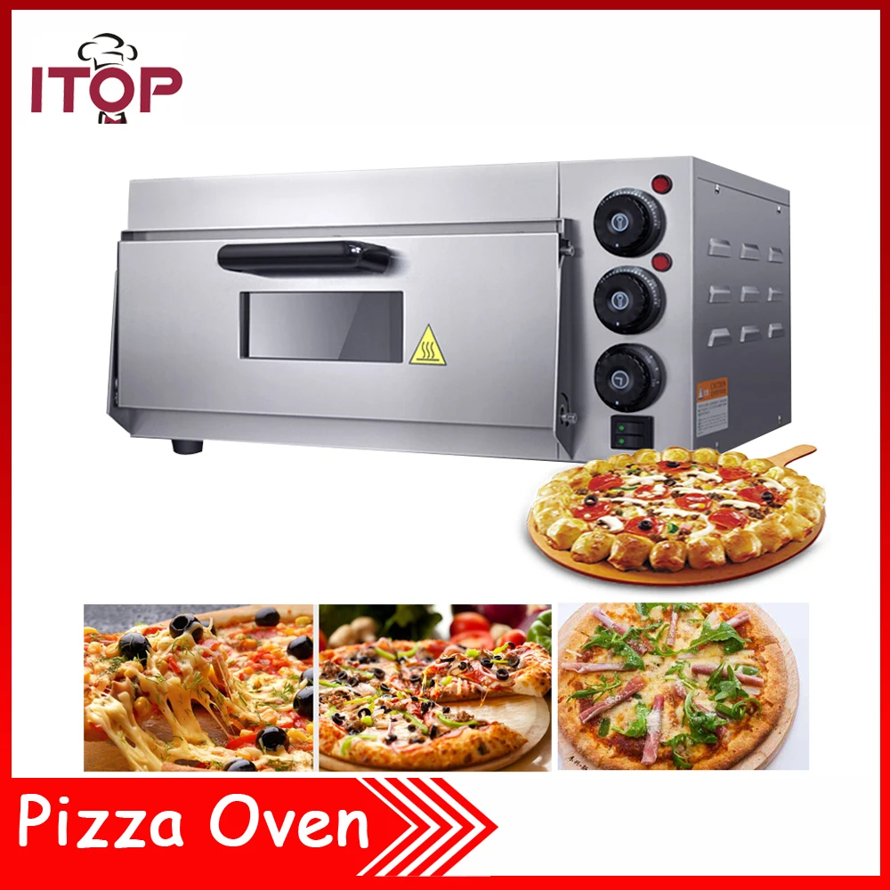 ITOP Pizza Oven 2KW Commercial Electric Pizza Oven Single Layer