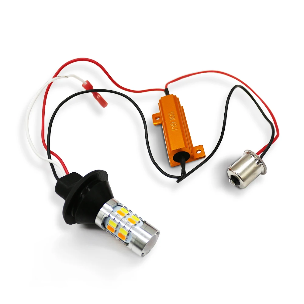 MODERN CAR 5630 LED Light Bulbs S25 1156 BAU15S BA15S T20 7440 20SMD 35W DRL Turning Signal Lamp Error Free Canbus With Resistor MODERN CAR 5630 LED Light Bulbs S25 1156 BAU15S BA15S T20 7440 20SMD 35W DRL Turning Signal Lamp Error Free Canbus With Resistor