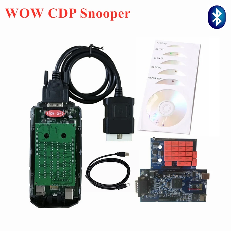 

FACTORY SALE! best relay free keygen WOW SNOOPER with Bluetooth wurth v5.008 R2 vd tcs cdp pro plus for cars & trucks Free Ship