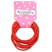 Новинка, 50 шт., маленькие аксессуары для волос для маленьких девочек, резинки для волос, галстуки на резинке красного цвета