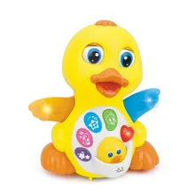 Танцующая утка игрушки на батарейках музыка Голос фигурка экшн детские развивающие игрушки FJ88