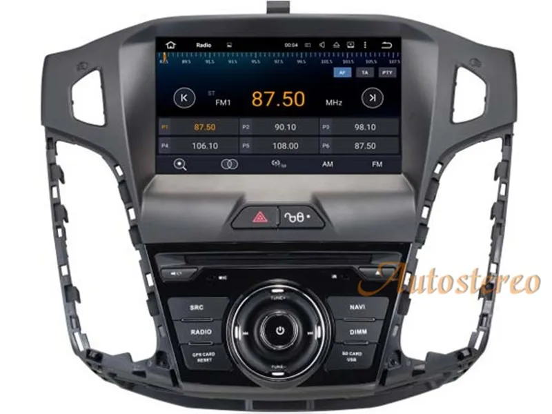 Discount Android 8 Car GPS Navigation car DVD Player For Ford Focus 2012-2017 Head unit audio multimedia player radio tape recorder IPS 8