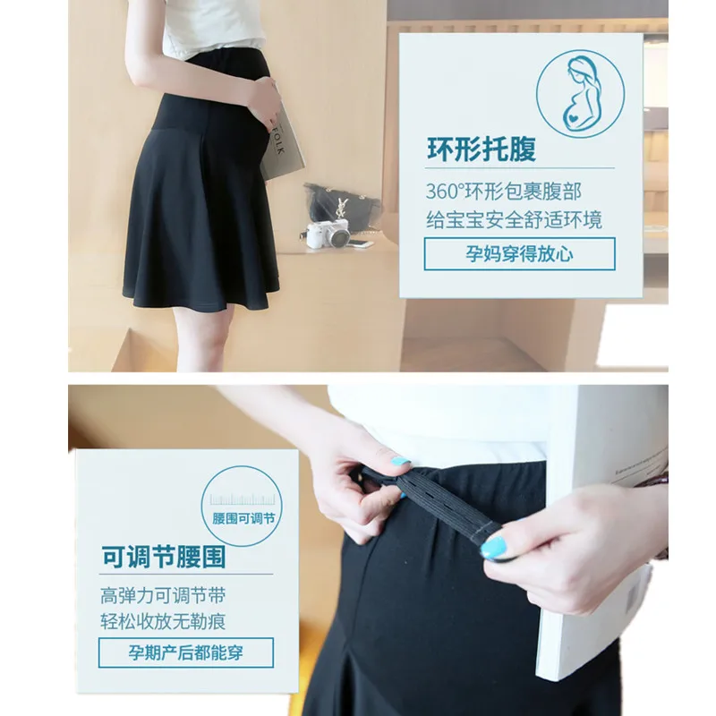 Сексуальное платье для беременных женщин Корейская короткая модная женская мини-юбка для беременных Одежда для беременных C0099