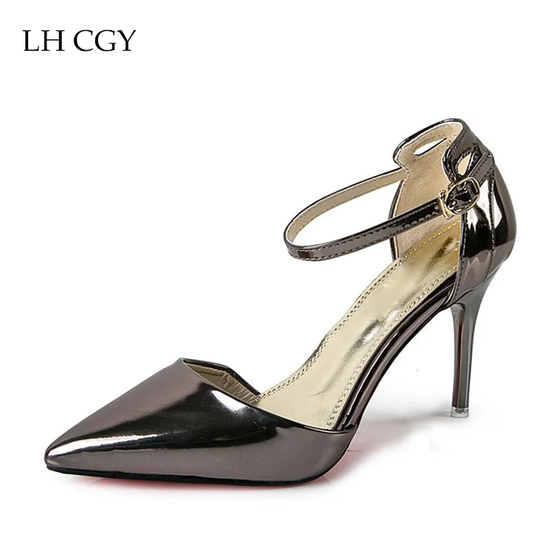 Aliexpress.com : Buy OL Office Lady Shoes Women High heels Dress Shoes Silver Woman Wedding
