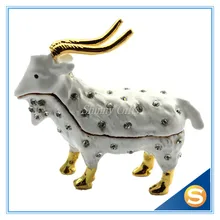 Goat Sheep Trinket Box Animal Jewelry Box Wholesales Home Decoration box small gadget