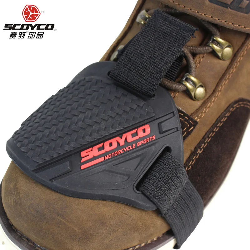 

Scoyco Stronger Rubber Motorcycle Gear Shifter Shoe Boots Protector Shift Sock Motorbike Boot Cover Protective Gear Shift Pad