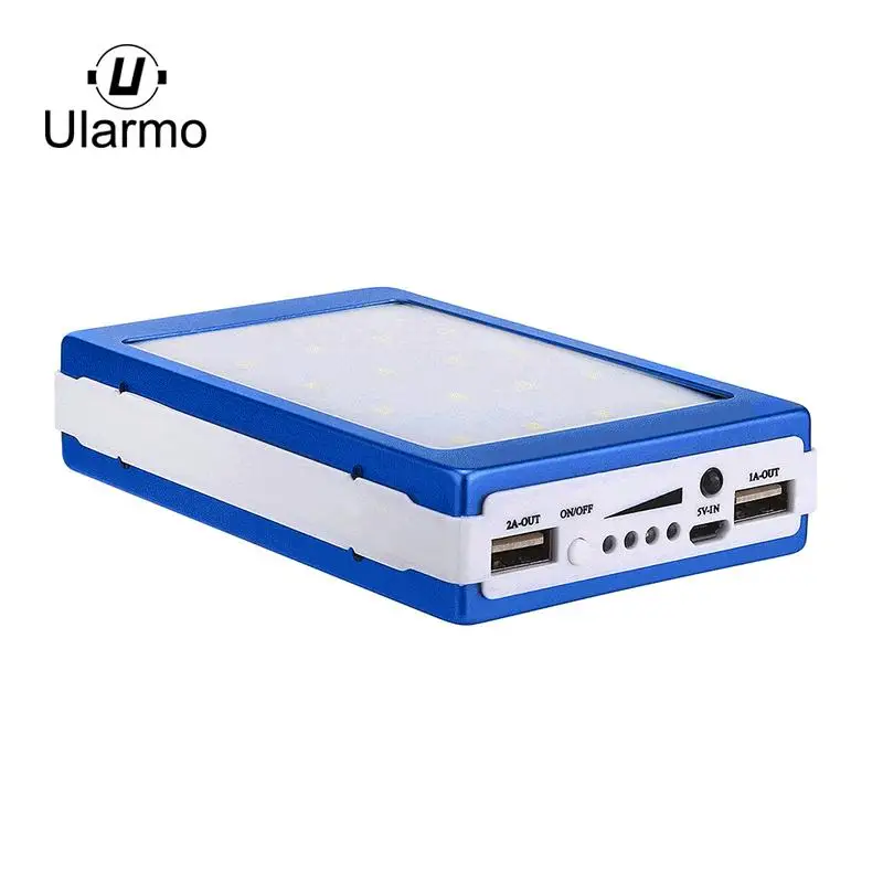 

30000 mAh wireless charging treasure solar mobile power dual USB portable cargador solar charger light energy charging treasure