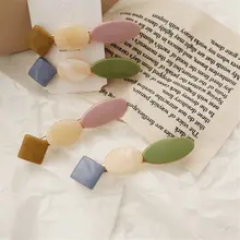 1 шт. Японии для женщин уксусной кислоты зажимы для волос карамельный цвет Нерегулярные заколки девочек хит цвет BB заколки для волос аксессуары