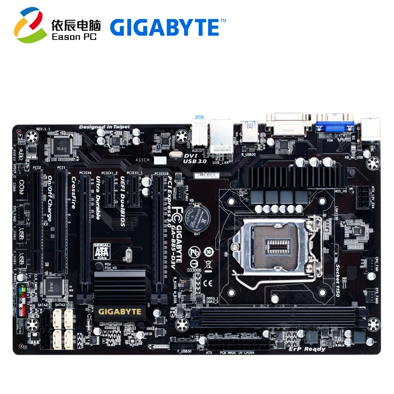 Настольная Материнская плата GIGABYTE GA-B85-D3V LGA1150 i3 i5 i7 DDR3 USB3.0 ATX | Компьютеры и офис