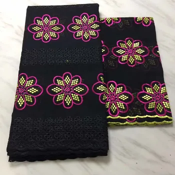 

5+2 Yards African Lace Fabric 2019 High Quality Embroidered Lace Swiss Voile Lace In Switzerland Dubai Lace Fabrics For Women
