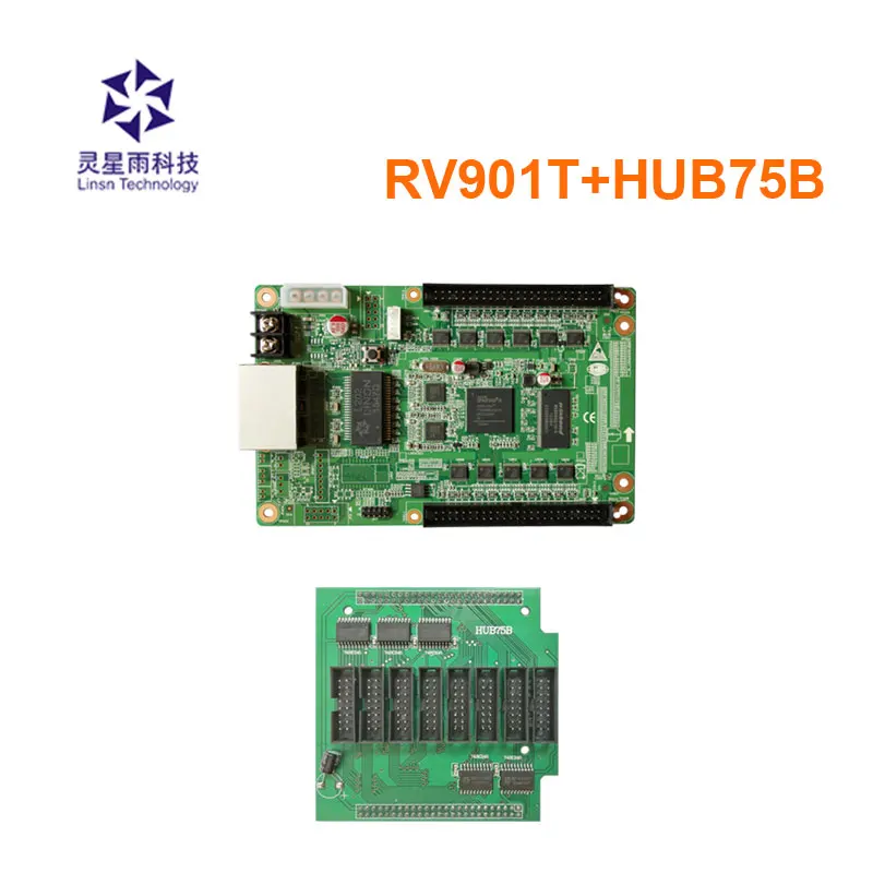 

RV901T with HUB75B 8xHUB75B LED receiving card LED screen display synchronous full color controller Work with TS802D TS921