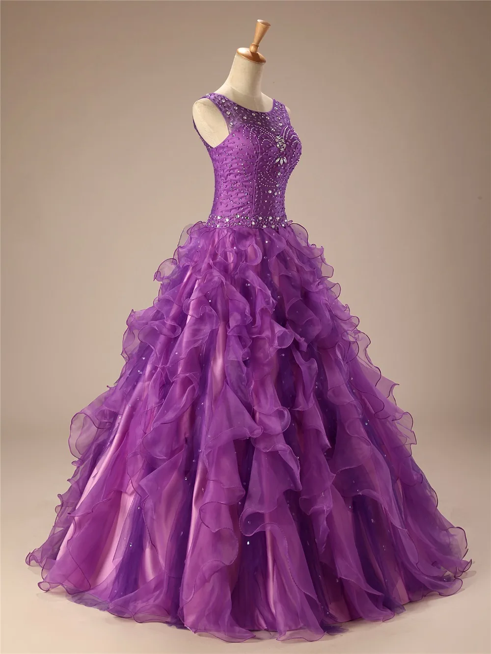 ball gowns purple
