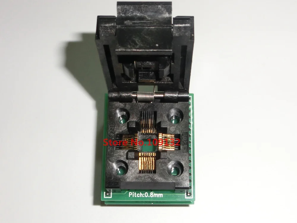 

Free shipping TQFP32 QFP32 LQFP32 TO DIP32 adapter socket support ATMEGA8 AVR STM32 STC