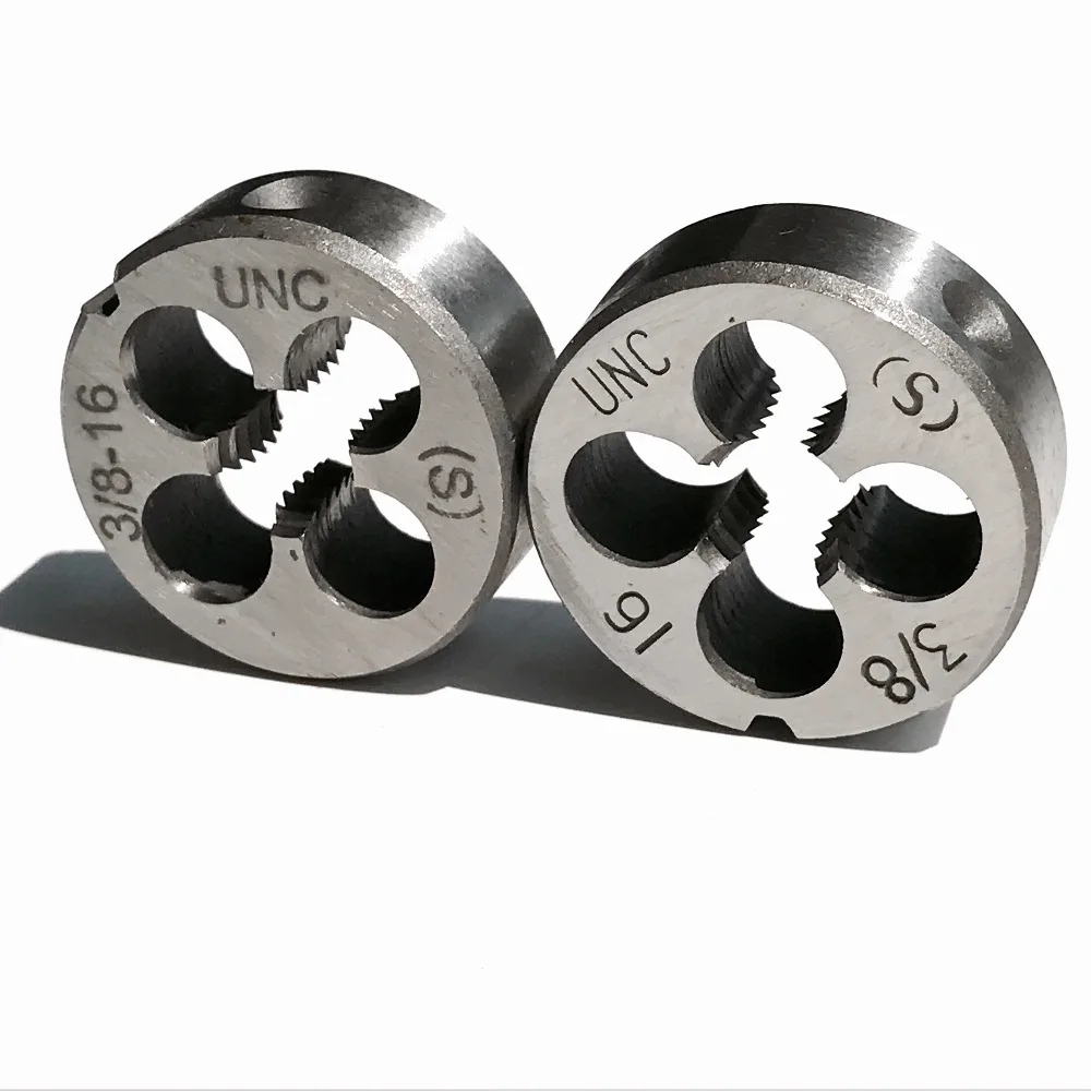 2pcs HSS Right Hand Die 3//8-16UNC Dies Threading 3//8-16 US DIE Superior quality
