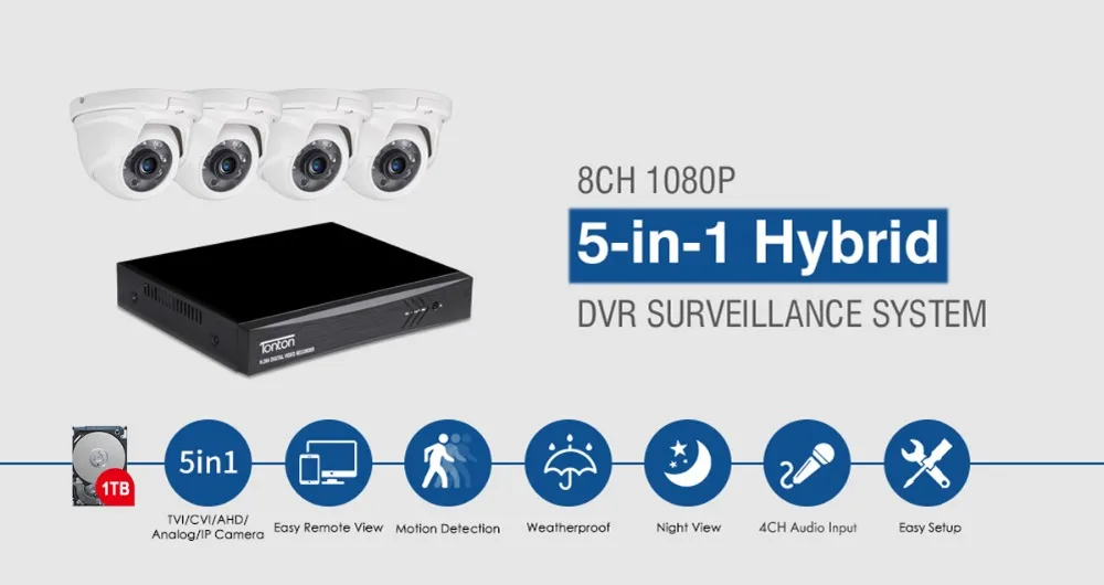 D5808+4Dome CAM+1TB