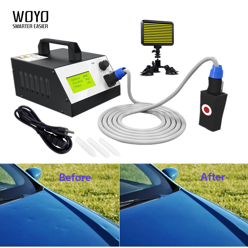 

WOYO PDR007 PDR tools Paint Dent Repair tool Induction heater for removing dents Set garage sheet metal tools + PDR light