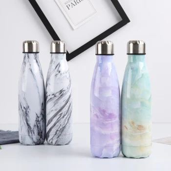 

10PCS Designer Water Bottle BPA free Insulated Cup Double Wall Stainless Steel Vacuum Cup Travel Outdoor Sport Thermos Bottle