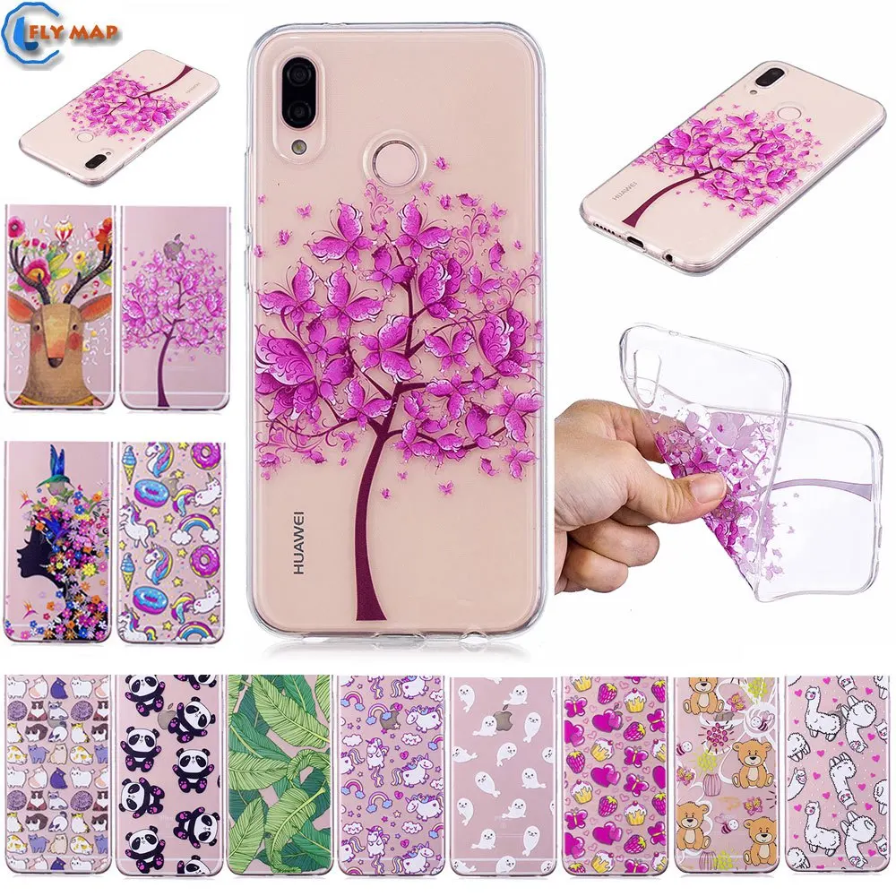 Fitted Case for Huawei P20 Lite ANE-LX1 ANE-L21 P20Lite Soft TPU Cover Mobile Phone Case for Huawei P 20 Lite ANE LX1 L21 Capa