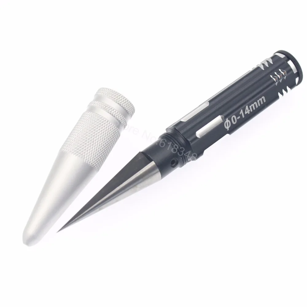Hard Steel Metal 0 14mm Hole Puncher Reamer Body Shell Drills Expanding Opener Tools For RC
