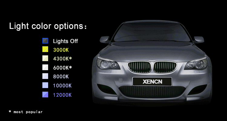 XENCN HB1 9004 12В 65/45 Вт 2300K Золотой глаз Супер Желтый автомобильные головы светильник 30% более светильник 75 м луч лазера 2X