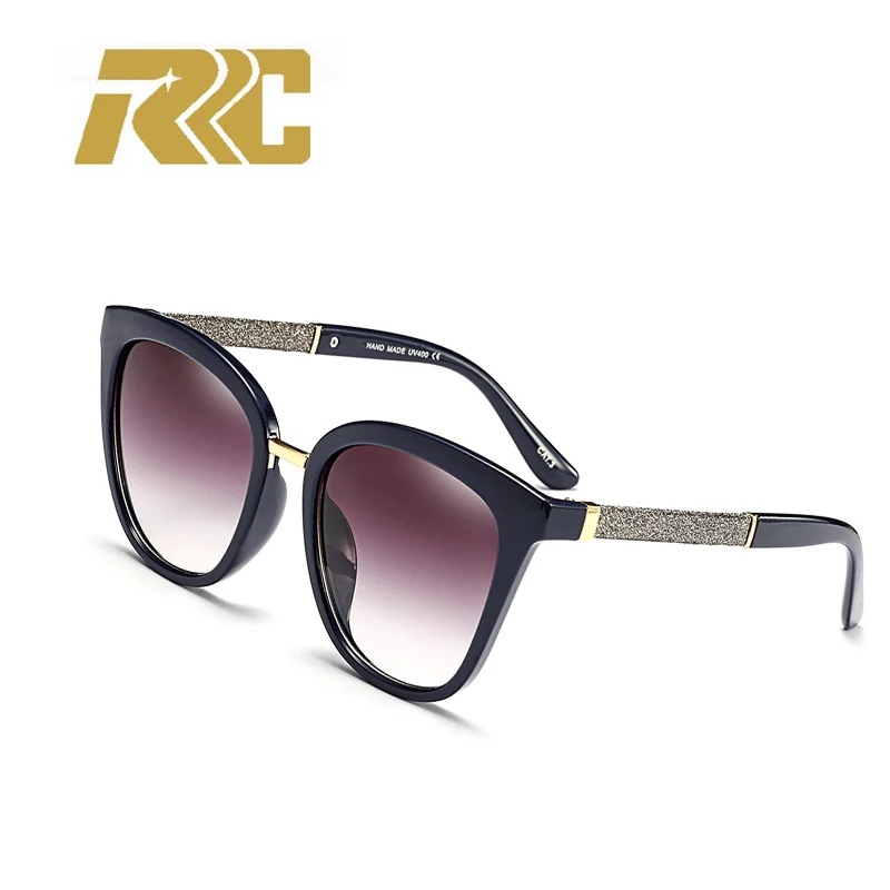 RRC новый сексуальный Sunglases Ретро кошачий глаз солнцезащитные очки Для женщин