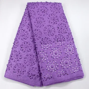 

Latest high quality green french lace fabric with beads and stones for wedding dress white nigerian lace purple african fabric
