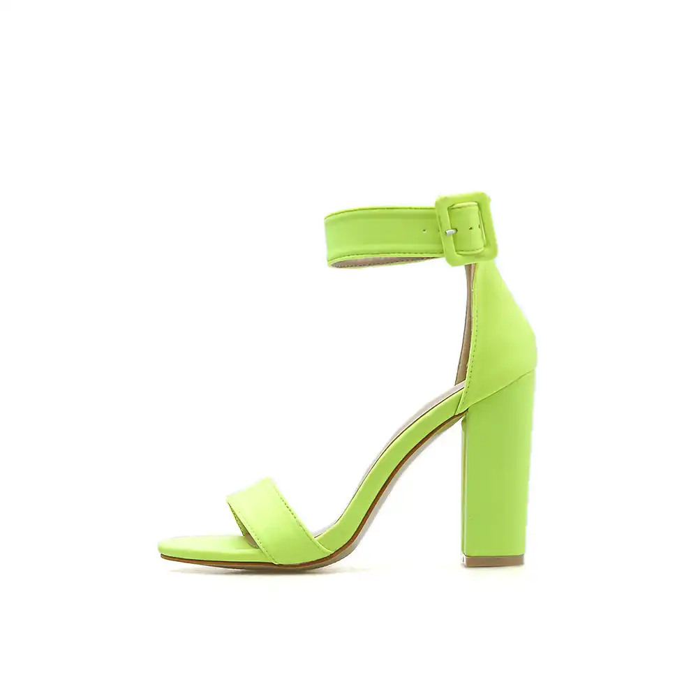 neon green heels size 11