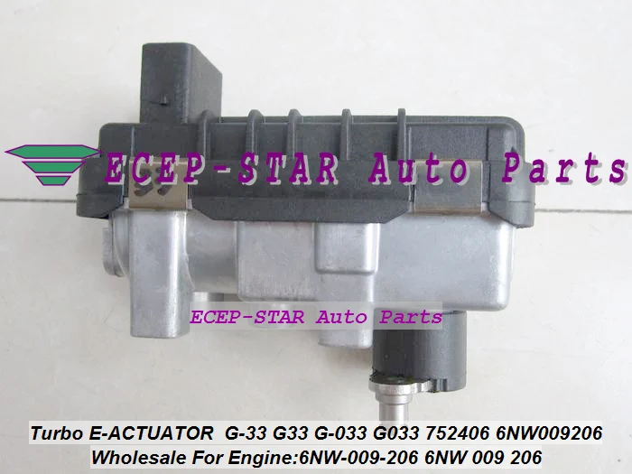 Turbo Electric Actuator G-33 G33 G-033 G033 752406 6NW009206 6NW-009-206 6NW 009 206 Turbocharger Boost Actuator wastegate (6)