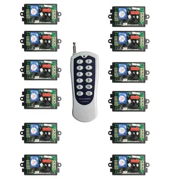 

home 1000M Long Range AC220V 1CH Remote Control Light Switch Relay Output Radio Receiver Module ,Transmitter Garage Door lamp