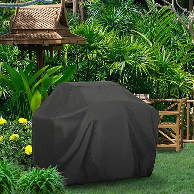 Large BBQ Cover Outdoor Waterproof Barbecue Cover Garden Grill