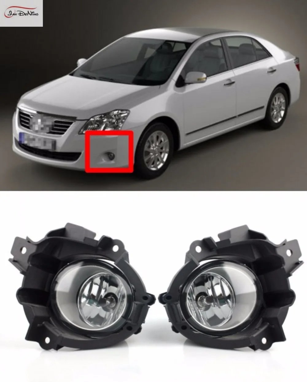 JanDeNing Автомобильные противотуманные фары для TOYOTA PREMIO /Corona 2010 ~ 2015 передняя