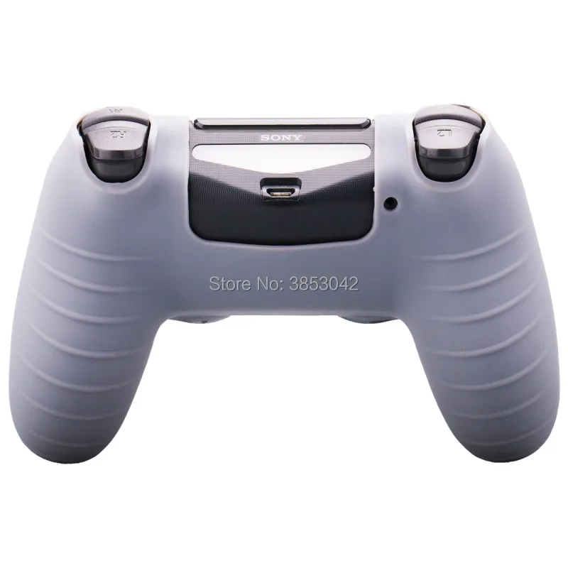 20 шт для Dualshock 4 PS4 тонкий поляризационный фильтр Pro контроллер с шипами кожа Премиум Защитный Противоскользящий мягкий силиконовый захват чехол