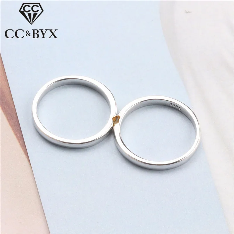 Серебряные кольца CC S925 для женщин и мужчин модные ювелирные украшения в виде
