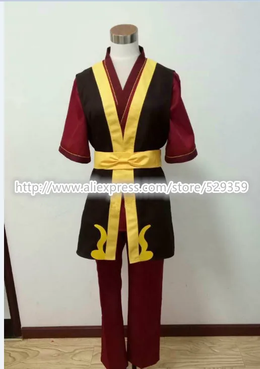 Костюм для косплея из фильма Coser 5 высокого качества Prince Zuko The Last Airbender|cosplay costume|costume
