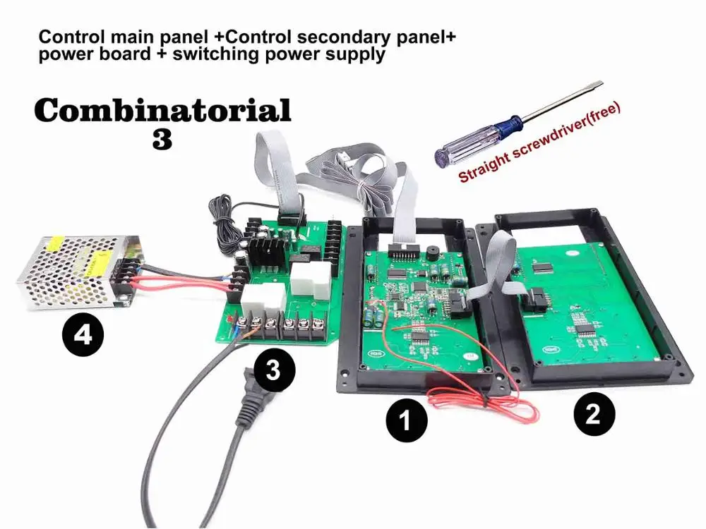 220V 110V мощность сухая парная Парная сауна комната система управления для 30A реле параллельные выходы - Цвет: Combination 3