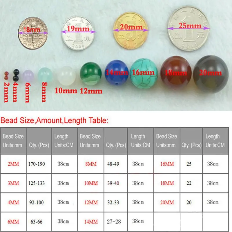 10mm Faceted Natural Stone Round Shape DIY Loose Beads Strand 15